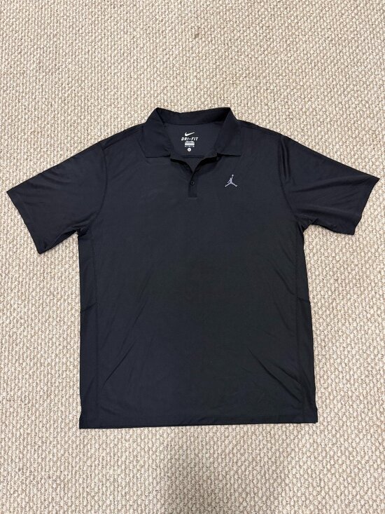 Jordan Other - Jordan Nike Mens Dri-Fit Golf Black Polo Size XL 100% Polyester (#997857-010)